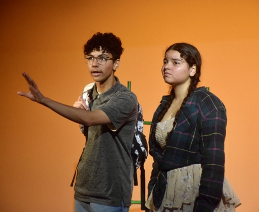 Miles Cameron (Evan) and Adrianna Castillo (Patrice)